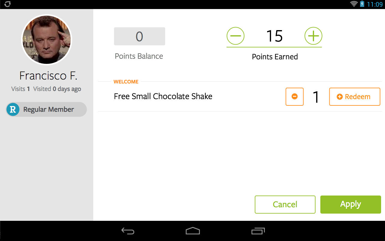 Mobile UI, step four.